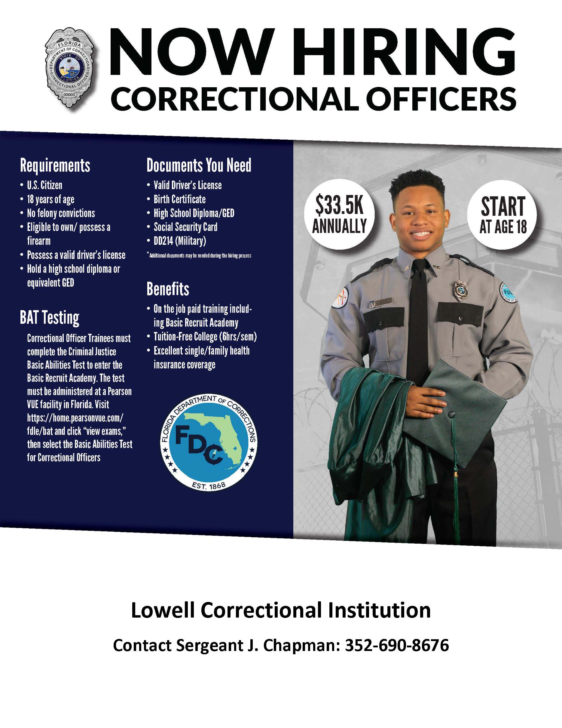 Detention officer job openings