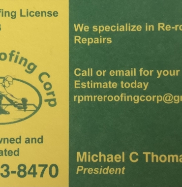 RPM Reroofing Corp